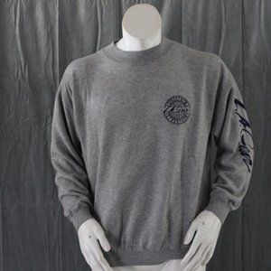 Vintage LA Gear Sweater - Stitched in Logos - Men's Medium